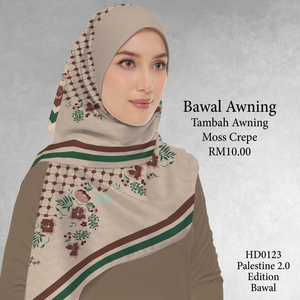 Tudung Bawal (Square Hijab) in HD0123
