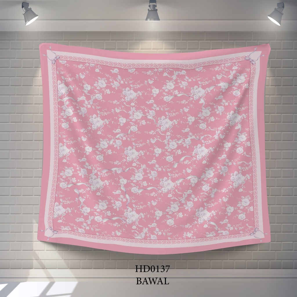 Tudung Bawal (Square Hijab) in HD0137