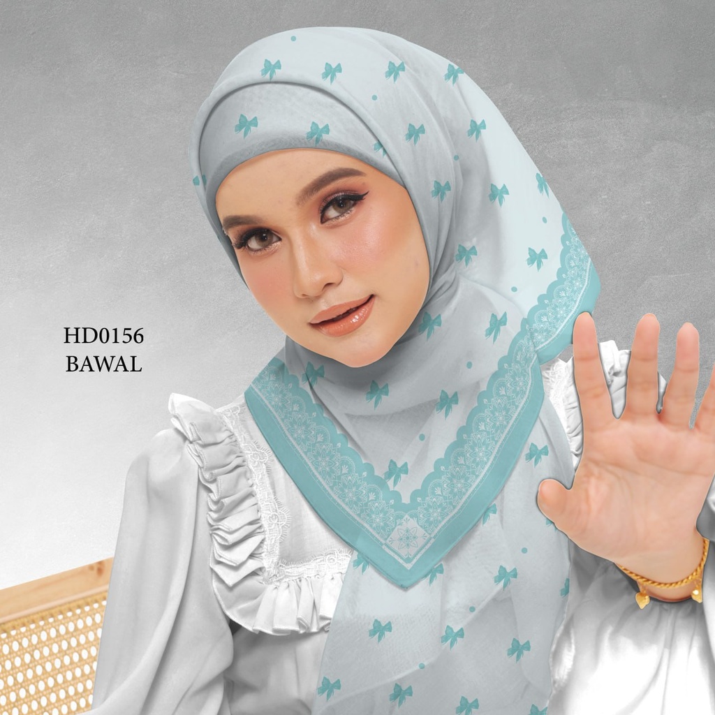 Tudung Bawal (Square Hijab) in HD0156