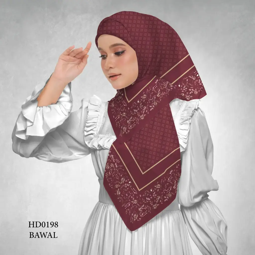 Afia Series in Maroon (HD0198)